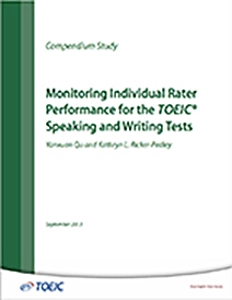 en savoir plus sur la surveillance des performances individuelles des évaluateurs pour les tests d’expression orale et écrite du TOEIC