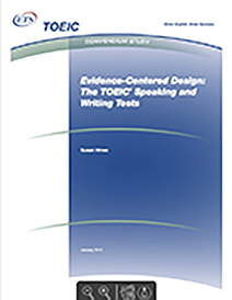 en savoir plus sur la conception centrée sur les preuves : les tests d’expression orale et d’écriture du TOEIC