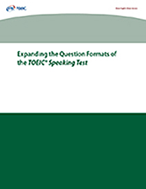 en savoir plus sur l’élargissement des formats de questions du test TOEIC Speaking Test
