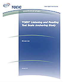 en savoir plus sur l’étude d’ancrage de l’échelle du test d’écoute et de lecture du TOEIC