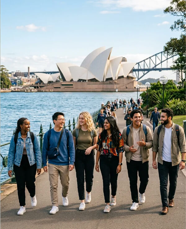 Étudiants en Australie
